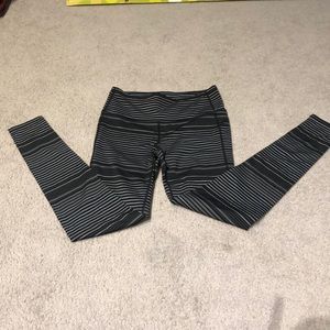 Athleta Size S, striped leggings